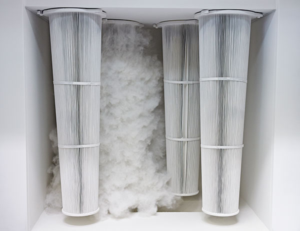 Jordan Reflectors - cleaning filters in Spraying Booth Jordan Reflectors - cleaning filters in Spraying Booth