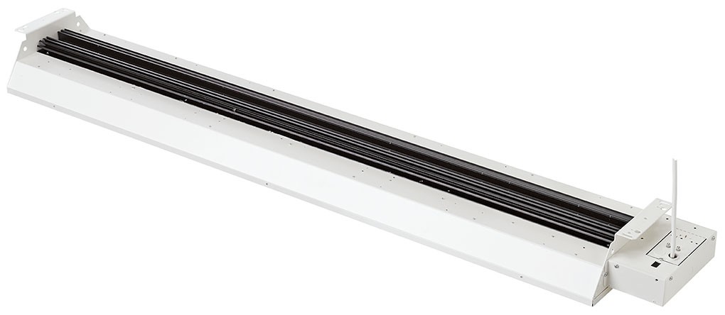 Highly efficient heat sink enables the HiLED luminaires to be contained within a slimline enclosure