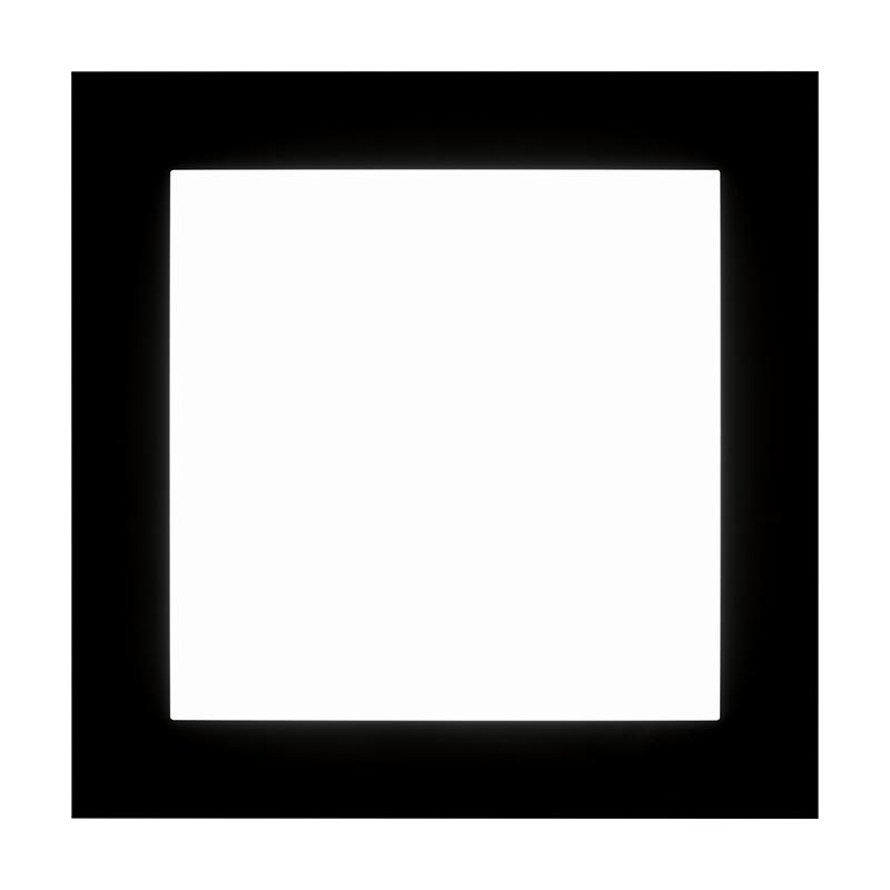 Opallite Recessed LED Luminaires with simple black border