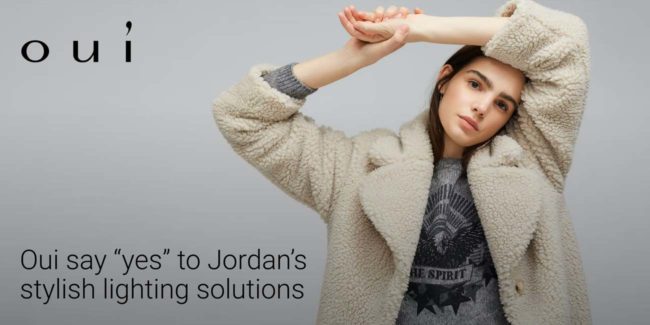 Oui say “yes” to Jordan’s stylish lighting solutions Oui say "yes" to Jordan's stylish lighting solutions